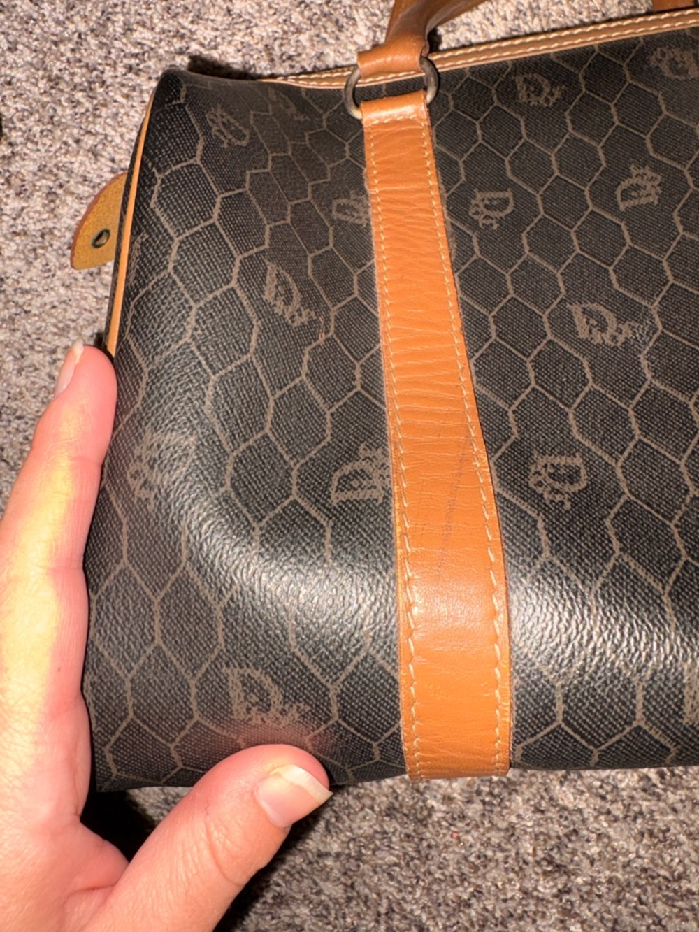 Vintage Christian Dior Boston Bag - Picture 9 of 10